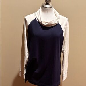 T by Talbots Cream Long Sleeve Top